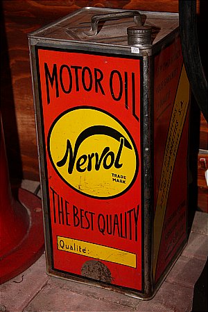 NERVOL MOTOR OIL       25 Litres (Swiss) - click to enlarge